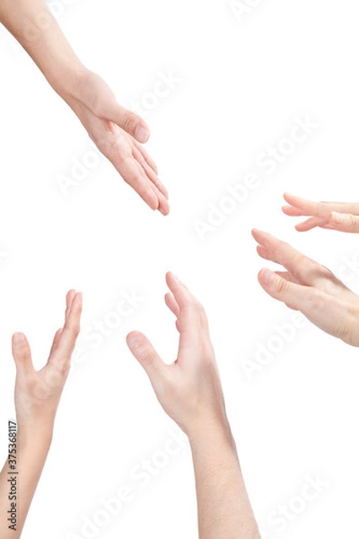 Fototapeta 手を差し伸べる