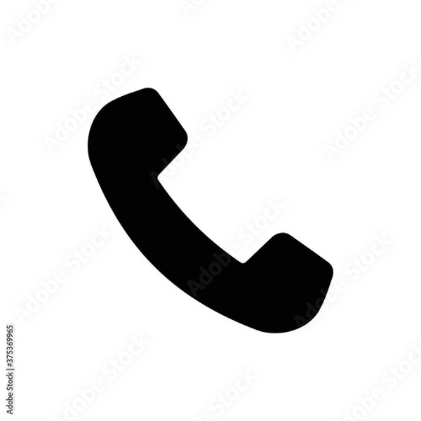 Fototapeta Cell phone vector icon. Telephone call icon. Ringing phone icon. Modern icon cell phone. Cell phone icons for web design.