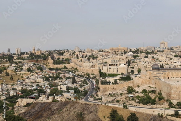 Fototapeta view of jerusalem