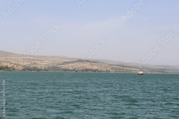 Obraz boat in the sea
