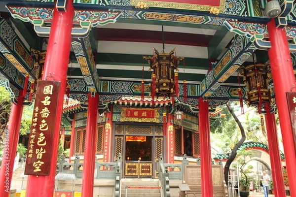 Obraz chinese temple roof