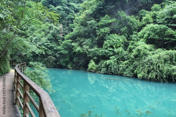 Obraz lake in china