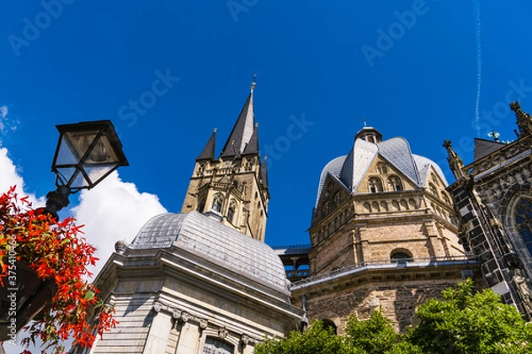 Obraz Aachen/ Germany: The Aachen Cathedral, Jewel of Art and History, UNESCO Site