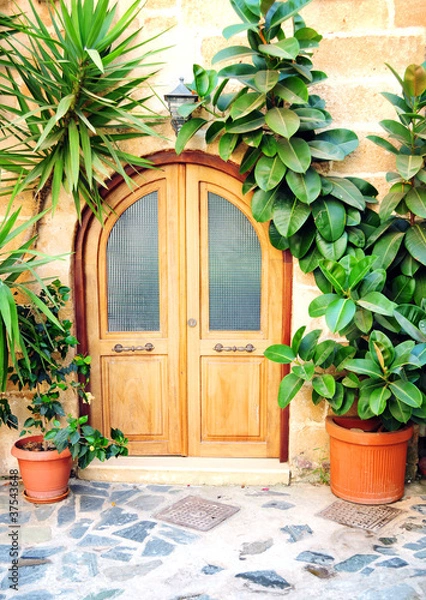 Obraz mediterranean front door