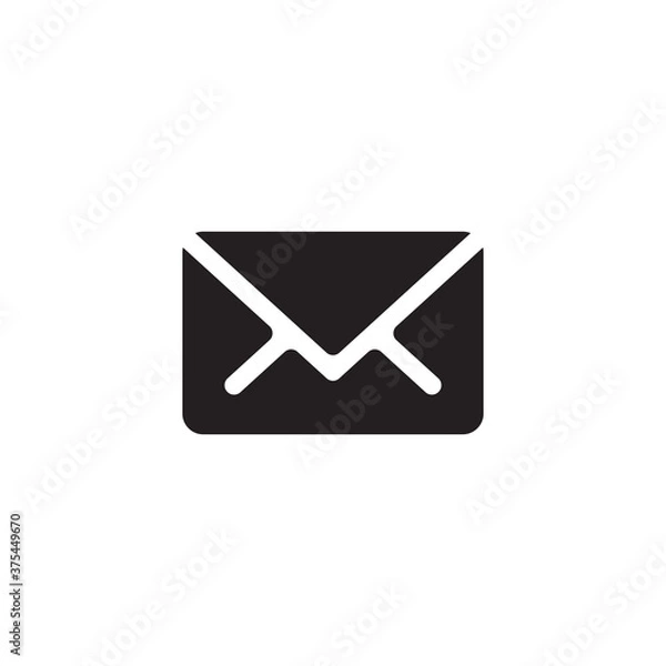 Obraz Envelope Email Icon On White Background