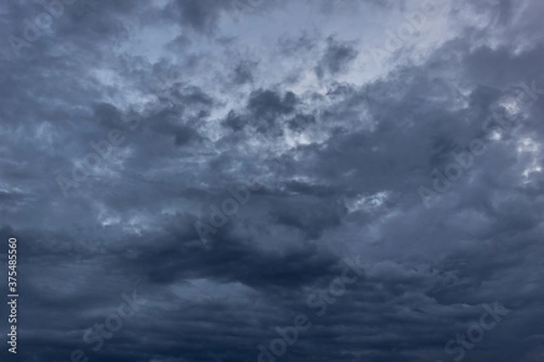 Fototapeta storm clouds timelapse