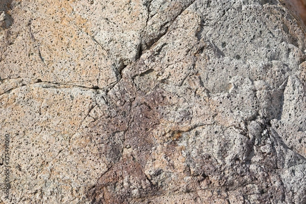 Obraz 灰色系の岩石の表面 