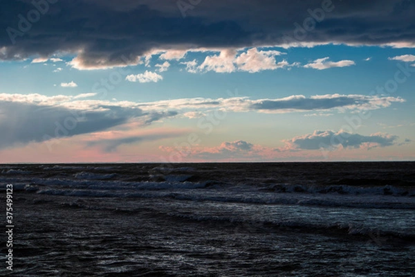 Obraz Canadian beach summer time sundown