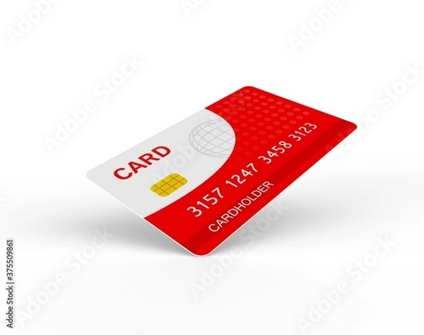 Obraz Red credit target