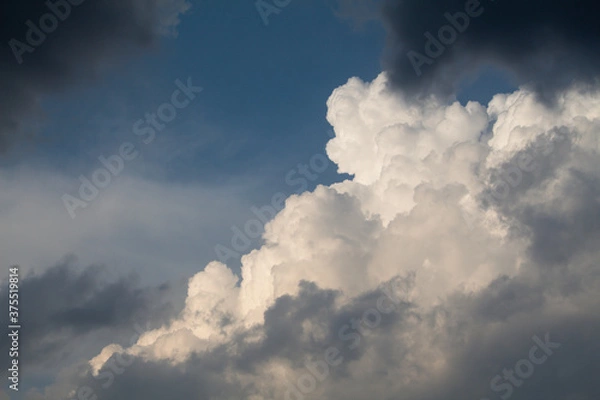 Obraz blue sky with clouds