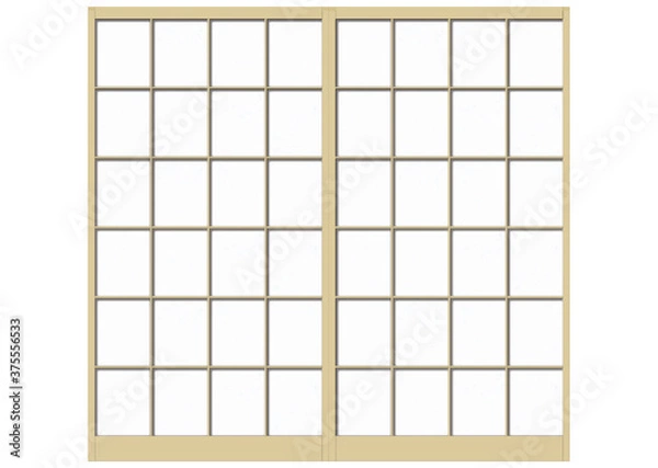 Fototapeta 障子　日本の伝統的な建具