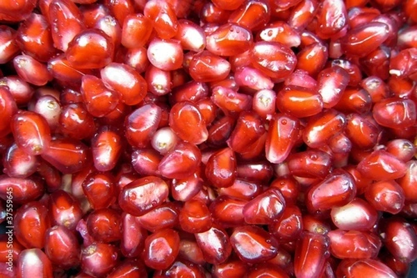 Obraz Granatapfelkerne makro