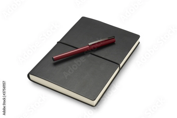 Fototapeta Journal and pen