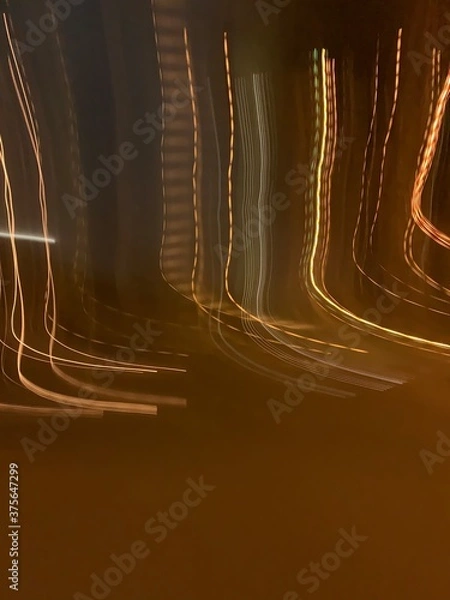 Obraz light trails on the wall