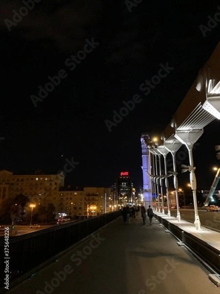 Obraz traffic at night