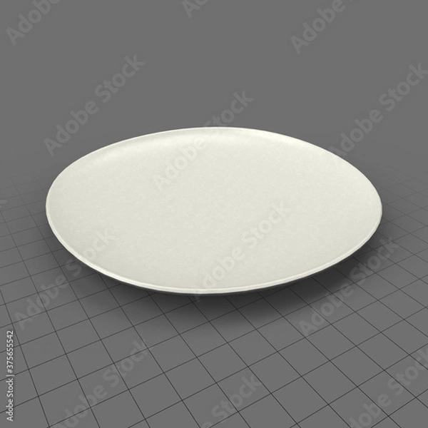 Fototapeta Round plate