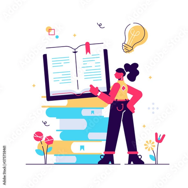 Obraz Concept distance learning, education