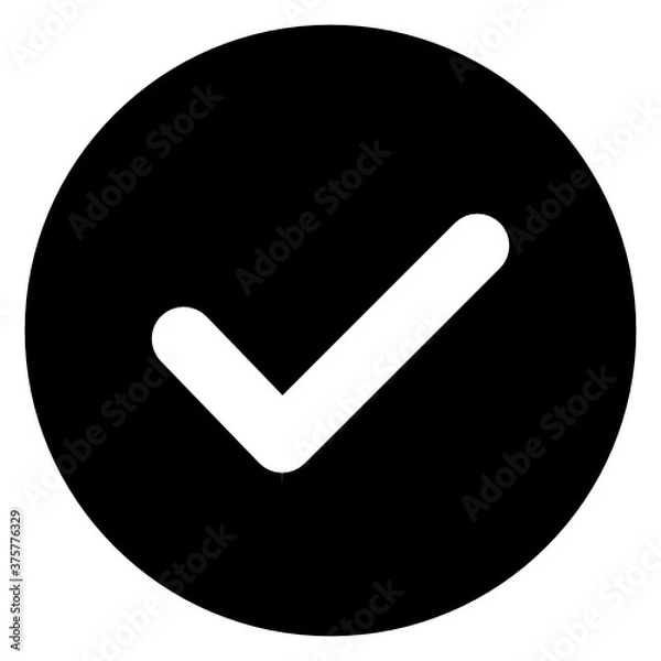 Obraz check mark button