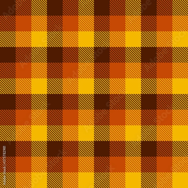 Obraz Autumn Tartan Seamless Pattern Background