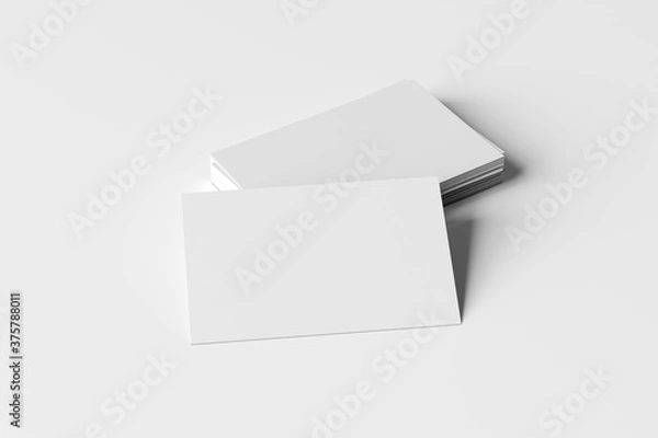 Fototapeta Business card mock up - 3d rendering