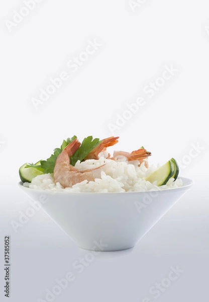 Obraz riso e gamberetti