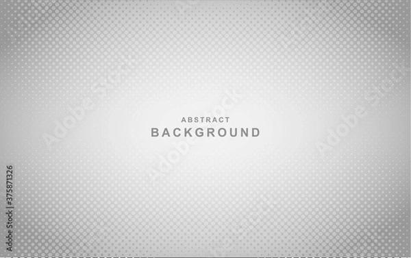 Fototapeta white halftone abstract background, newest and trendy