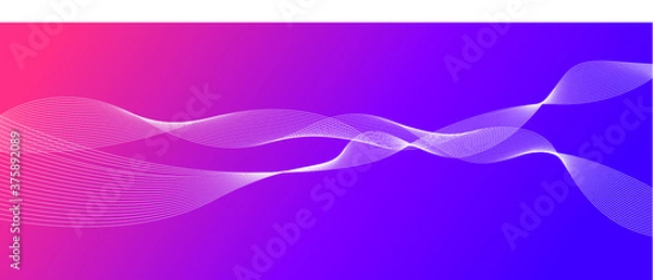 Obraz abstract background with pink ribbon