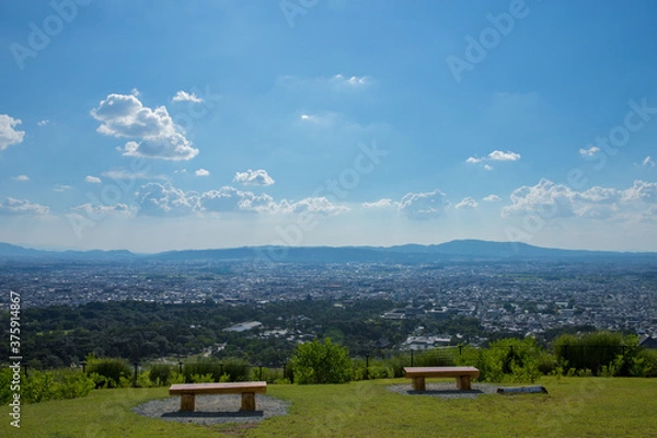 Obraz 2人の展望台