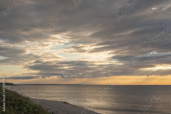 Fototapeta sunset on the beach
