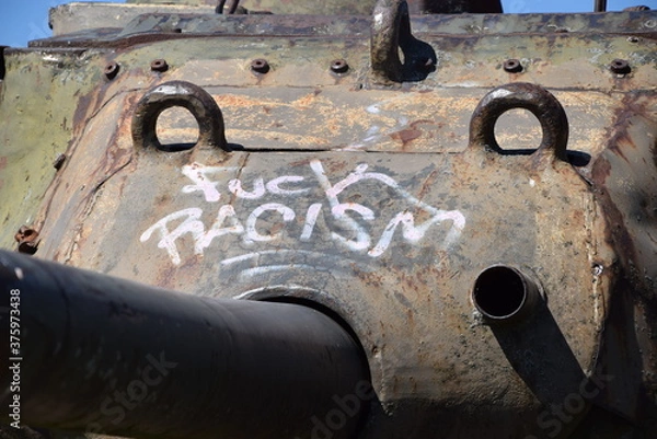 Obraz Panzer auf dem Panzerfeld bei Wahn