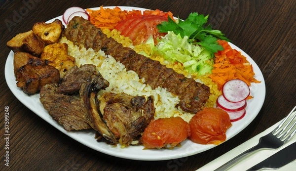 Obraz Dania z grilla