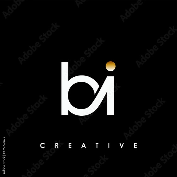 Obraz bi Letter Initial Logo Design Template Vector Illustration