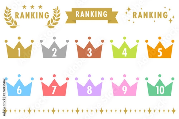 Obraz ランキング　王冠　セット