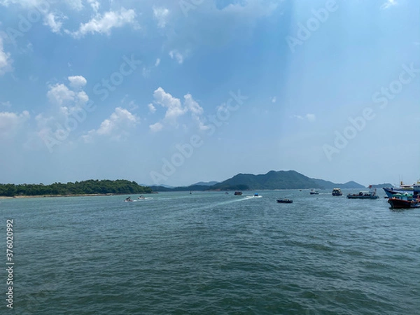 Obraz boat on the sea