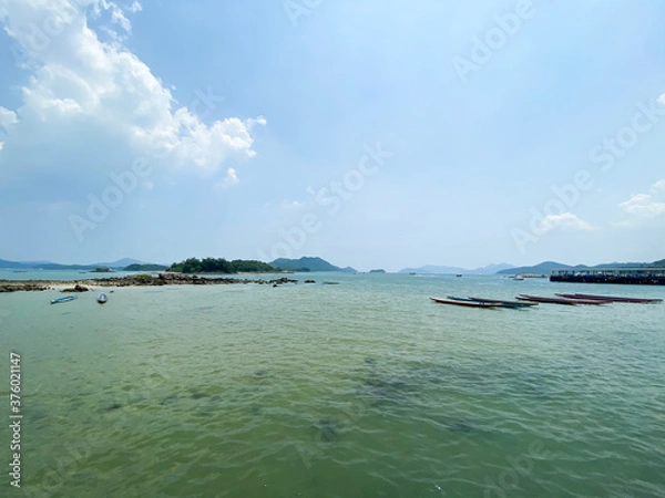 Obraz boat on the sea