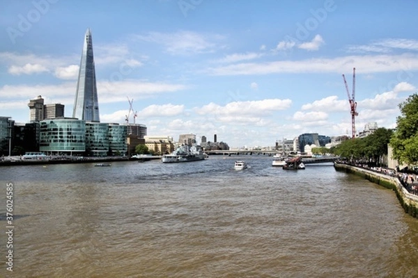 Obraz view of the river thames