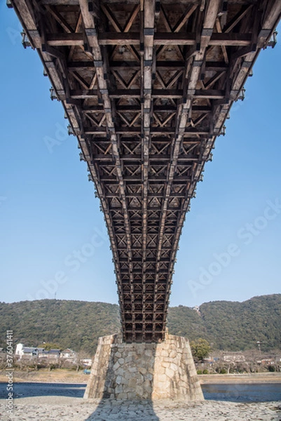 Obraz 木橋（錦帯橋）2