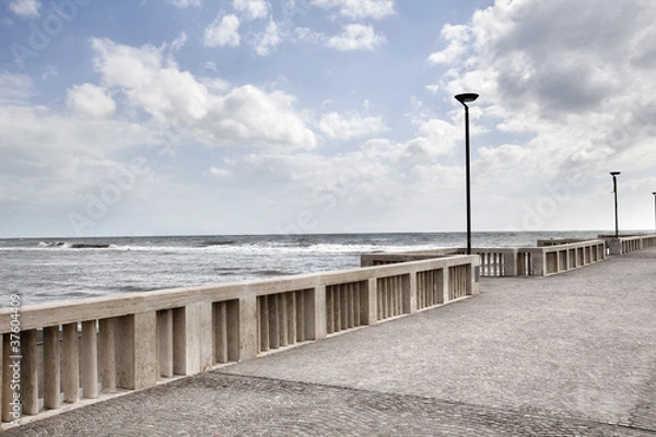 Obraz banchina sul mare