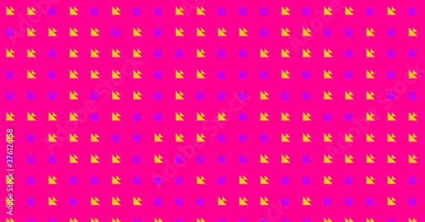 Obraz Abstract Color Halftone Dots generative art background illustration