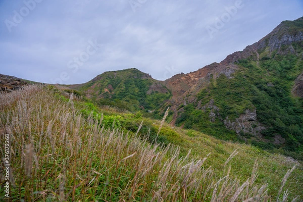 Fototapeta 登山 トレッキング 茶臼岳 那須岳 岩山