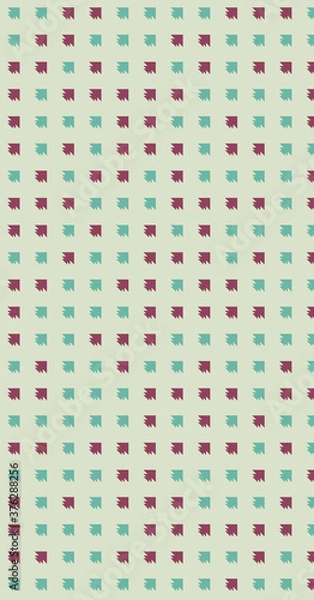 Obraz Abstract Color Halftone Dots generative art background illustration