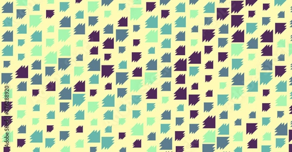 Fototapeta Abstract Color Halftone Dots generative art background illustration