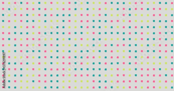 Fototapeta Abstract Color Halftone Dots generative art background illustration