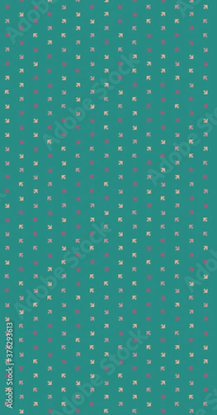 Fototapeta Abstract Color Halftone Dots generative art background illustration