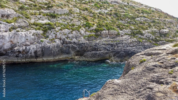 Obraz Cliffs of Mgarr Ix-Xini, Gozo, Malta