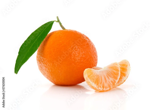 Fototapeta Fresh Tangerine Fruit