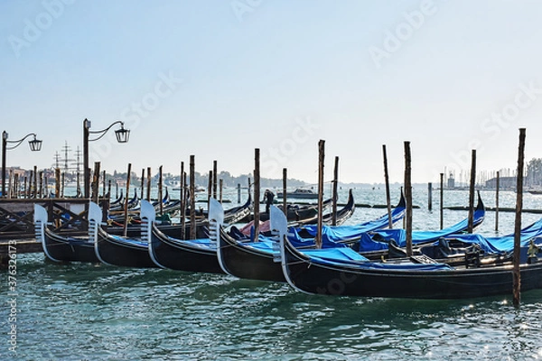 Obraz gondolas in venice