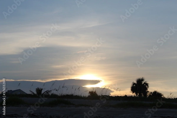 Fototapeta Sun and clouds