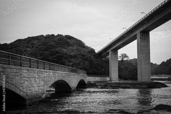 Obraz 橋のある風景