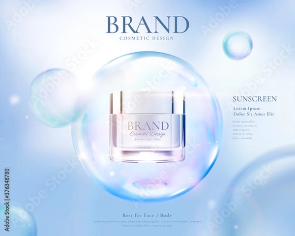 Obraz Beauty product ad template